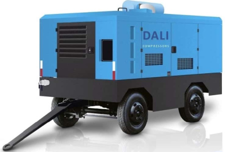 Передвижной дизельный компрессор Dali DLCY-33/25F-C