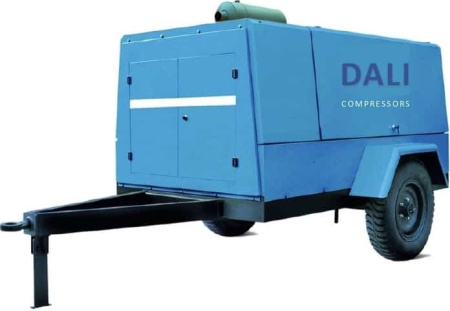 Передвижной компрессор Dali DLDY-55/10GA-F